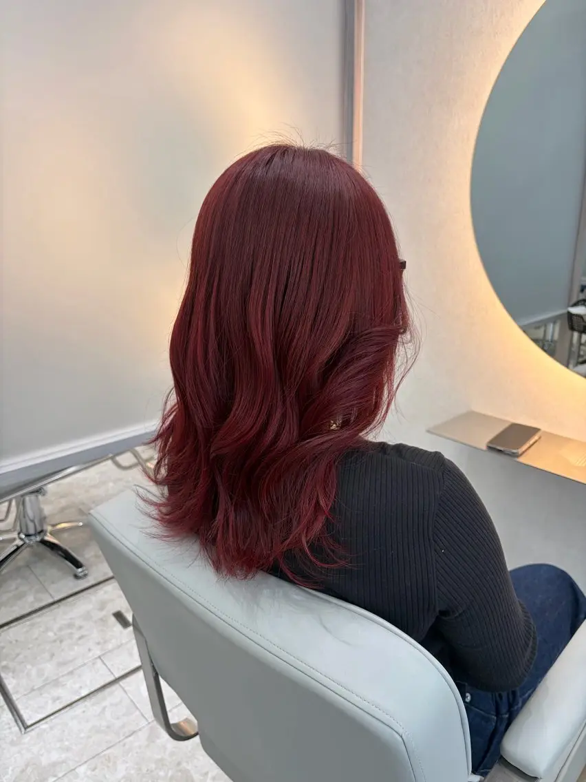 ロング くせ毛 髪質改善 ヘアカラー 大人ヘア✨髪質改善 ✨艶髪＊今泉のヘアスタイル