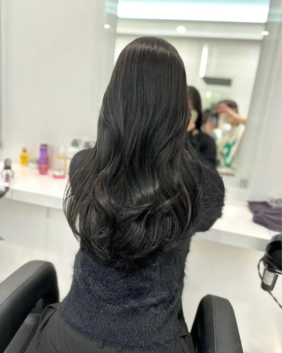 ロング カラー ヘアカラー トリートメント モテ艶🪄透明感カラ ー🦋RION🦋のヘアスタイル