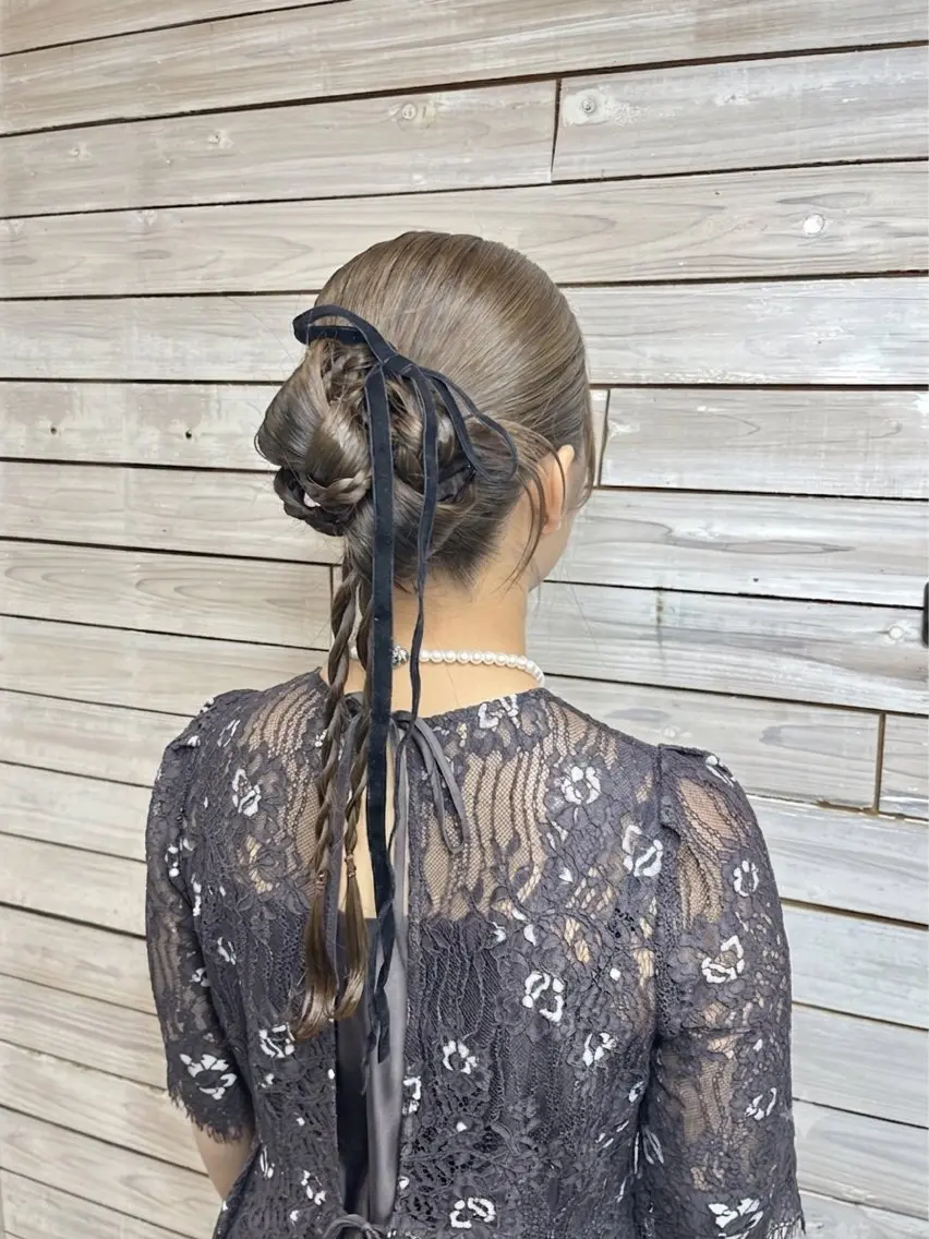 セミロング 西林 玲那/ヘアセットのヘアスタイル