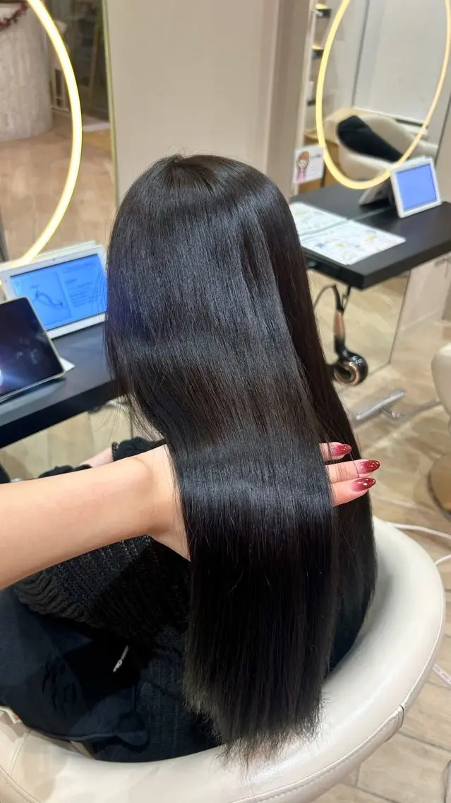 ロング ヘアカラー トリートメント 🥀スパ二スト 🫧ゆいな🥀のエステ・リラクイメージ