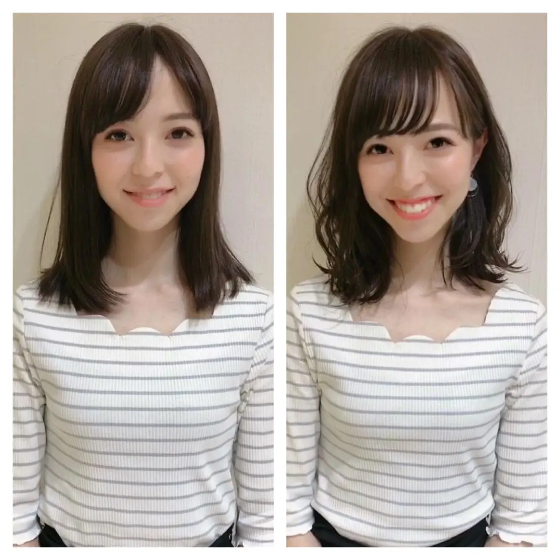 ミディアム カラー カット ヘアカラー トリートメント 高橋 昭雄のヘアスタイル