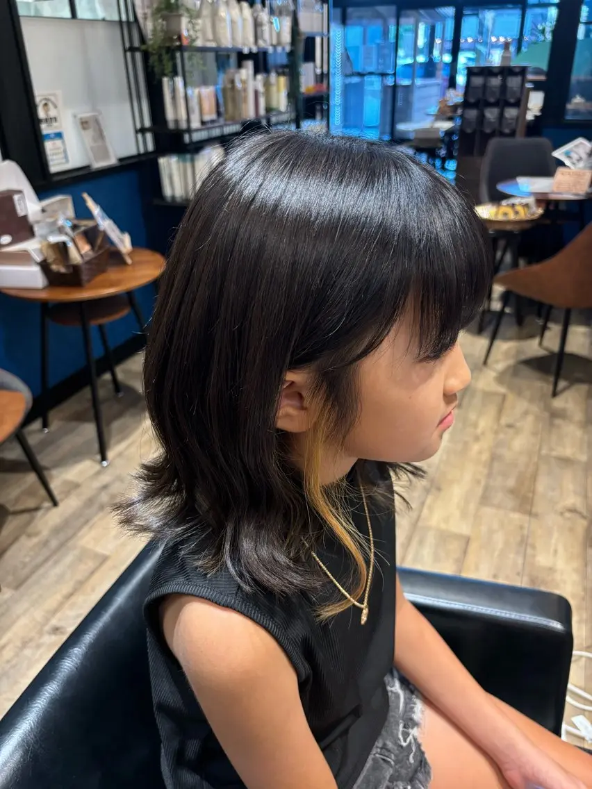 ミディアム ヘアアレンジ カット 四役 蒼海のヘアスタイル