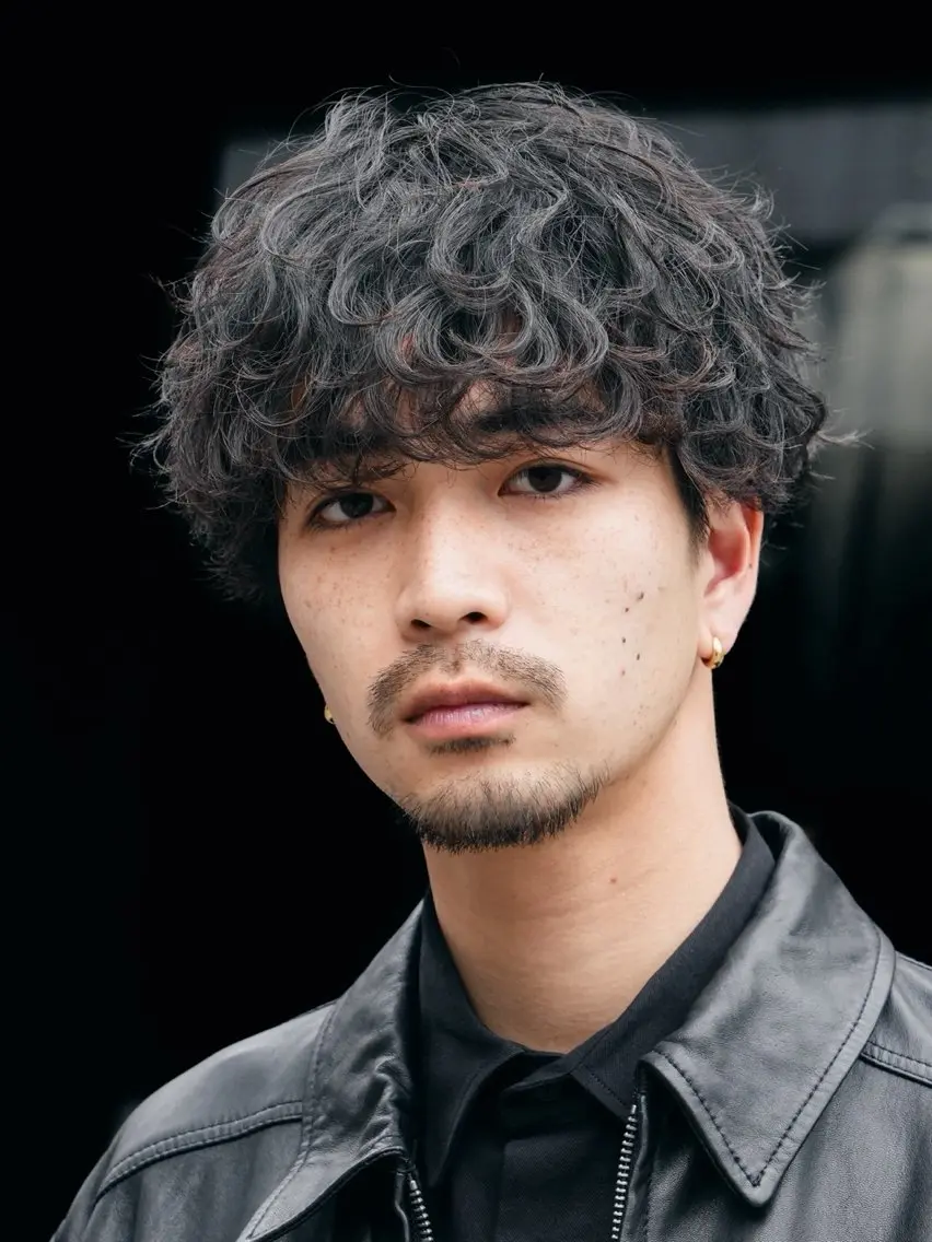 パーマ メンズ メンズパーマ カット パーマ 小枝 虎ノ介のヘアスタイル