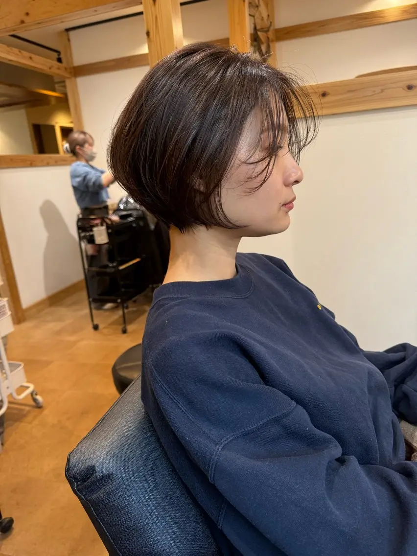 ショート カット 縮毛矯正 トリートメント tipi 香椎・千早のヘアスタイル