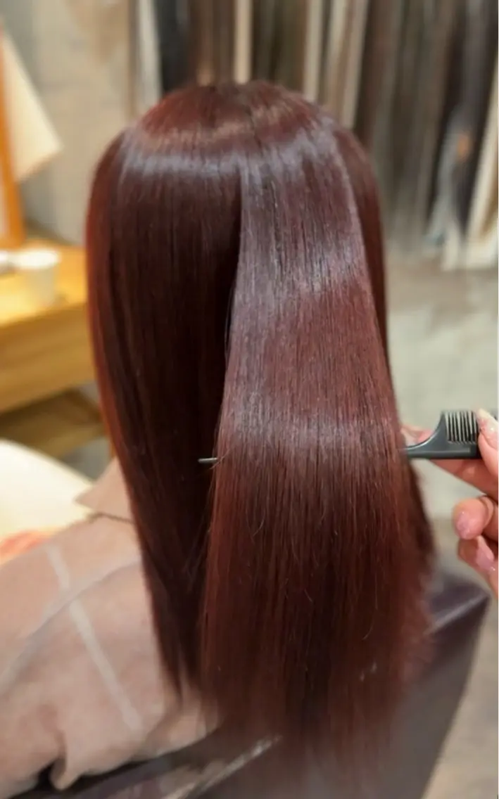 セミロング カラー カット ヘアカラー 乃空/★縮毛矯正✩* /うる艶(.⩊<)☆のヘアスタイル