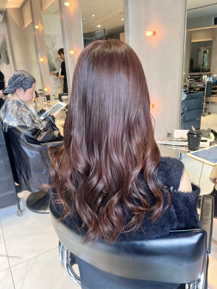 ロング カラー ヘアカラー トリートメント ヘッドスパ 🎀艶モテカラー🎀 彩季のヘアスタイル