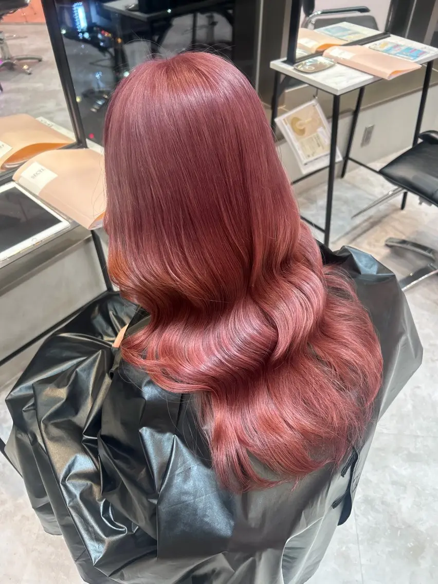 ロング カラー ヘアカラー 透明感/艶カラー 💘Hanaのヘアスタイル