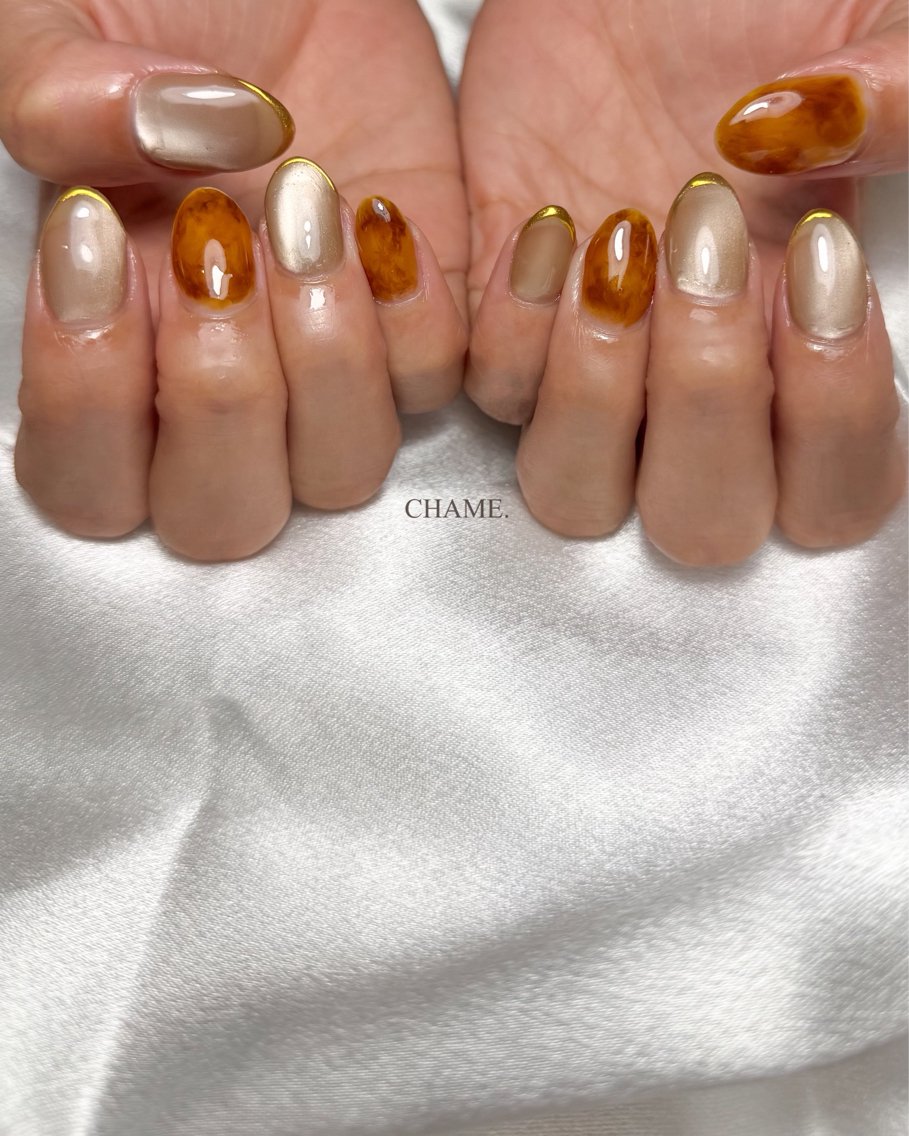 ネイル ハンドネイル CHAME. 南区のネイルデザイン