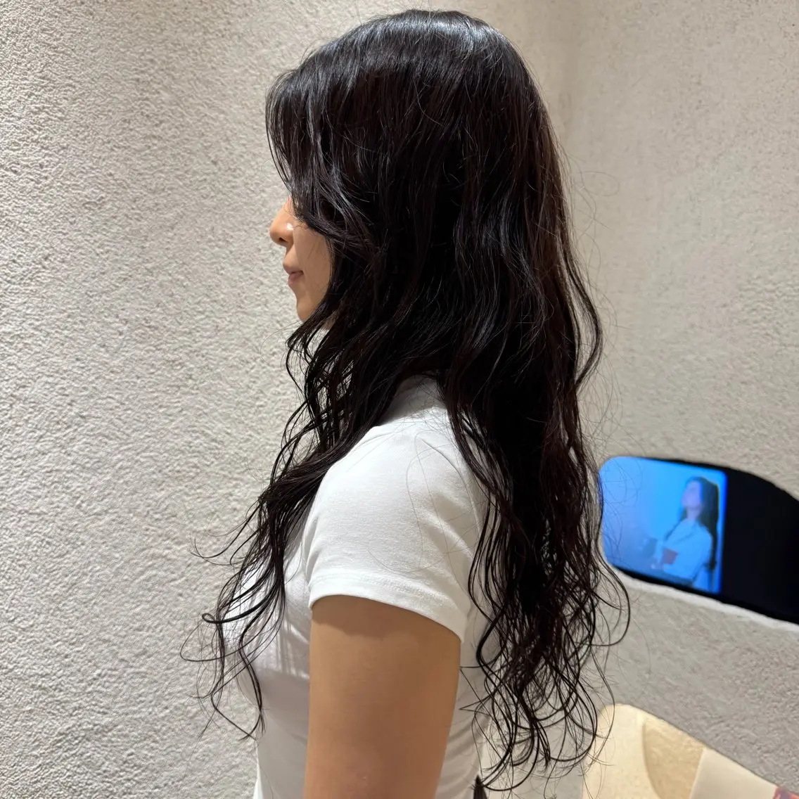 ロング ロング カット パーマ くせ毛・パーマ◎ ミズノアサミのヘアスタイル
