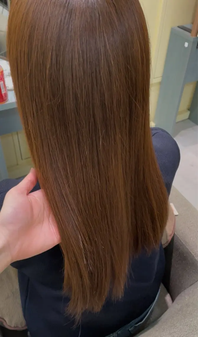 セミロング カラー 中井 菜々香のヘアスタイル