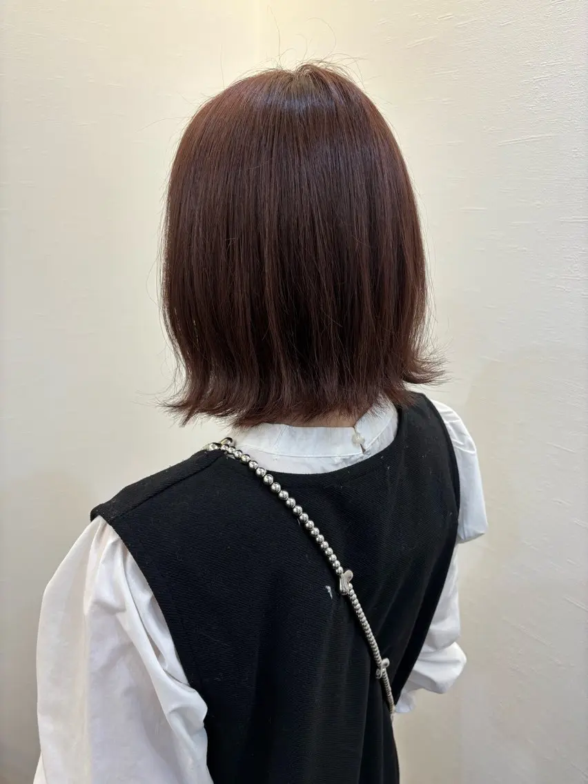 ミディアム ツノガイ エリのヘアスタイル
