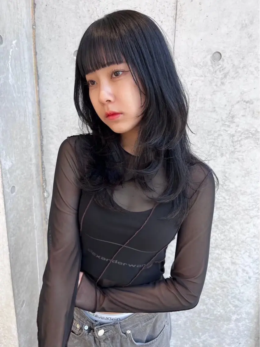 セミロング ハイレイヤー レイヤーカット yuuna/ ハッシュカット🎀のヘアスタイル