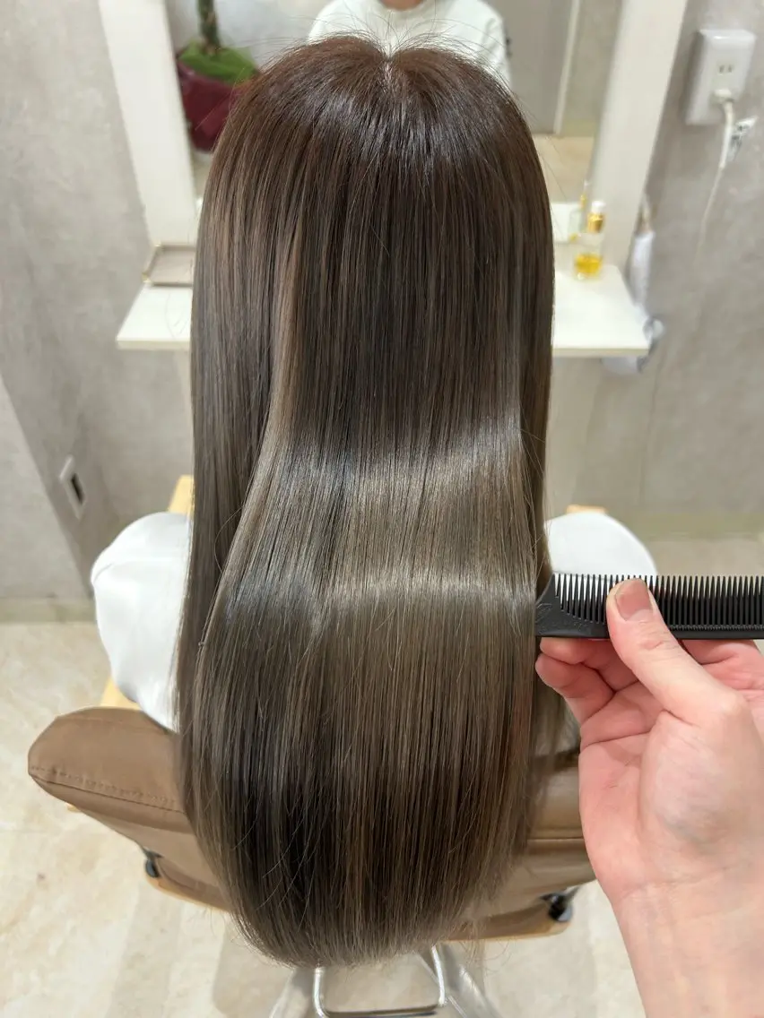 セミロング カラー トリートメント 💙まこと💙艶 カラー(Rico)のヘアスタイル