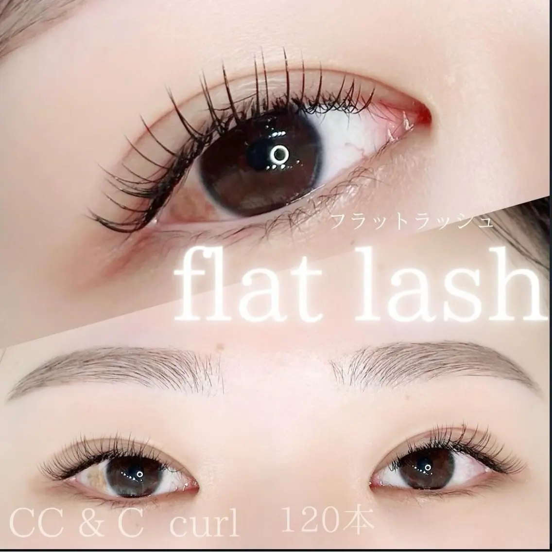 フラットラッシュ 80本🌸の写真
