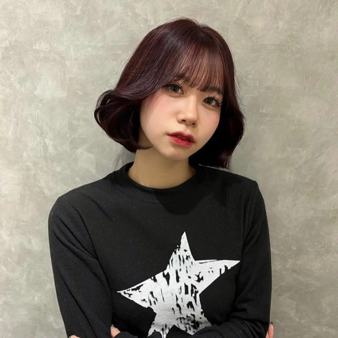 ミディアム カラー ヘアカラー 新宿⋆✦ Maoのヘアスタイル