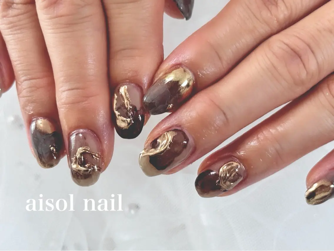 ネイル アートネイル ハンドネイル Aisol nail salonのネイルデザイン