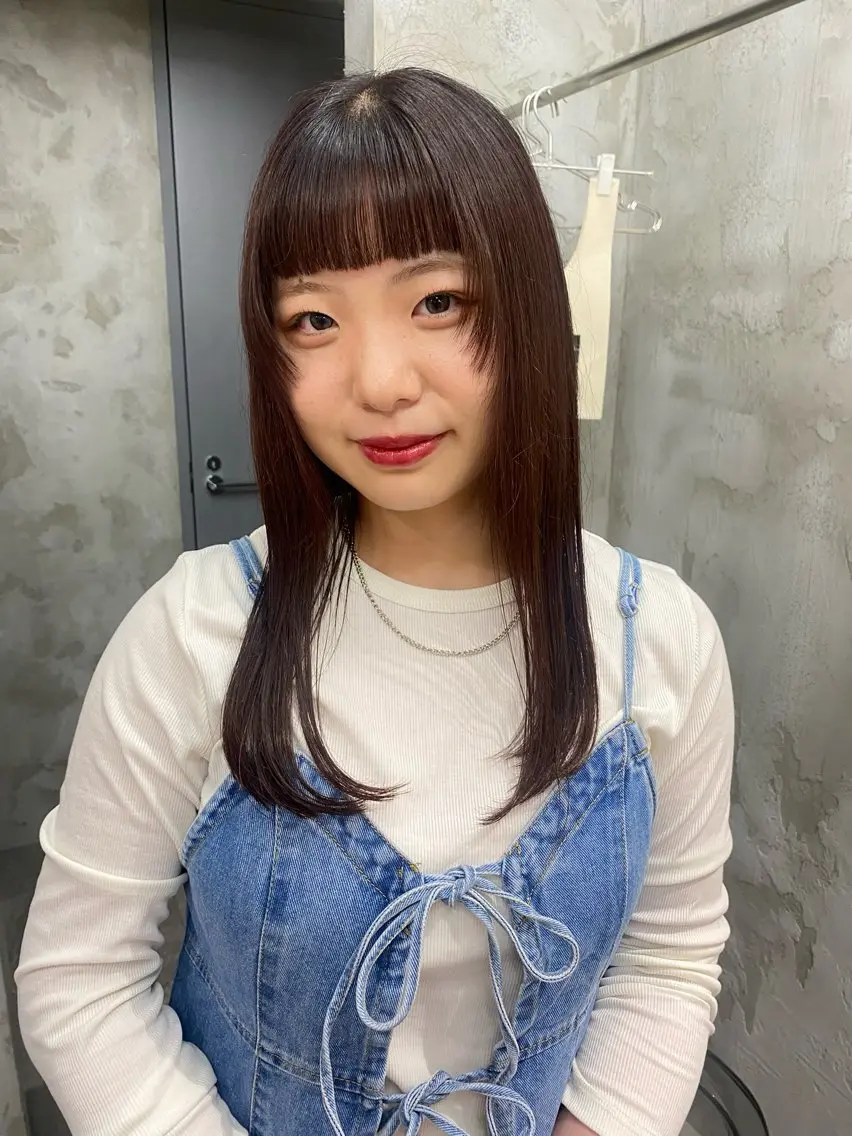 カラー ヘアカラー KUBO HADUKIのヘアスタイル