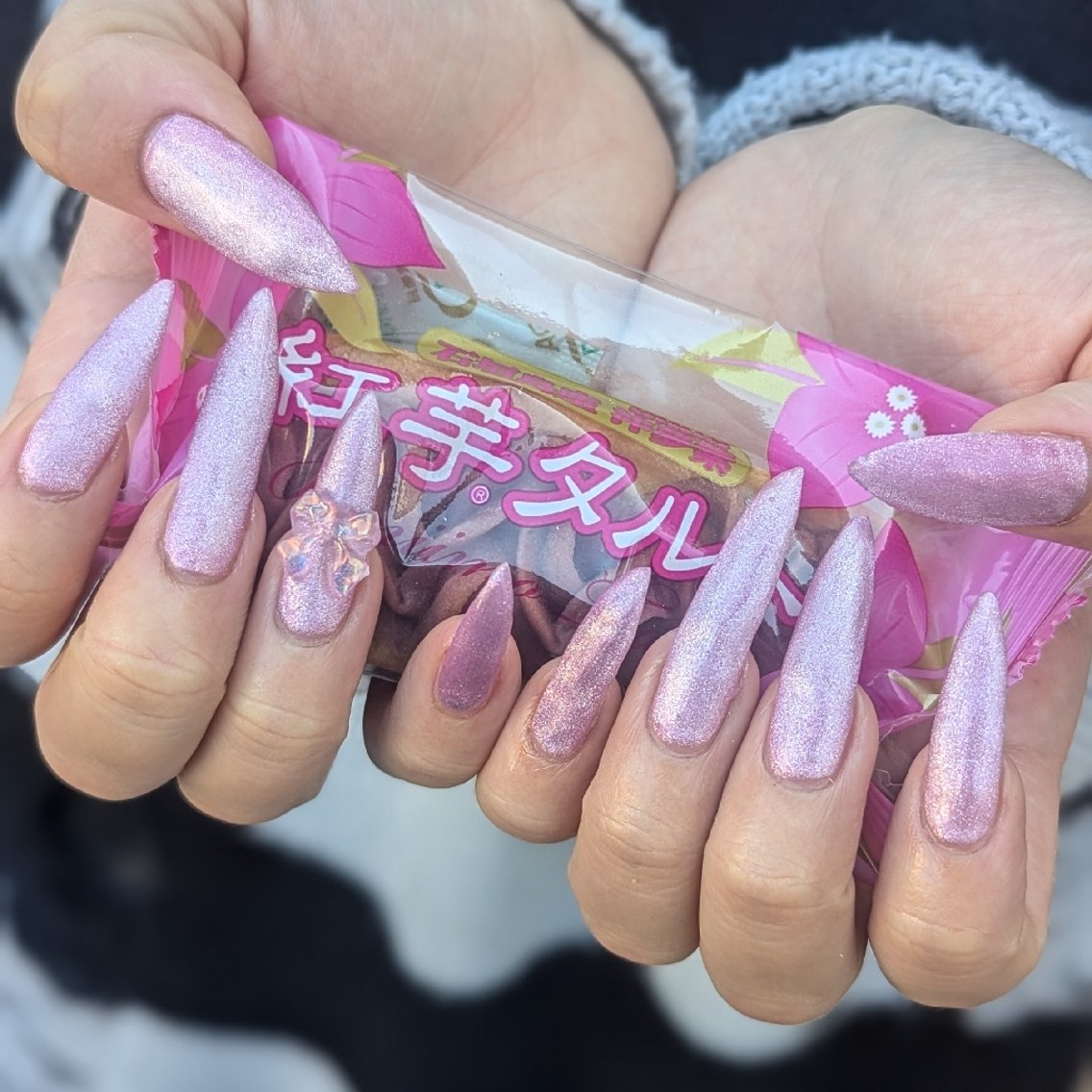ネイル ロングネイル ハンドネイル 推しネイル | 　aycnailのネイルデザイン