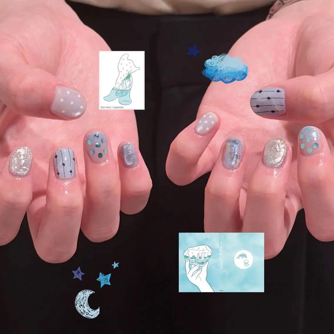 ネイル ハンドネイル 🎀フェイ フェイ🫧💗のネイルデザイン
