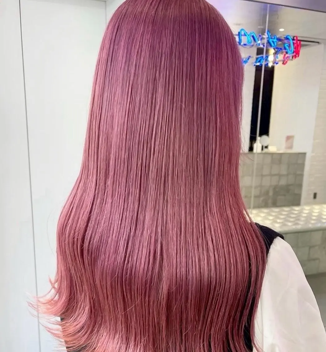 ロング カット ヘアカラー 💖saki /ハイトーン💖のヘアスタイル