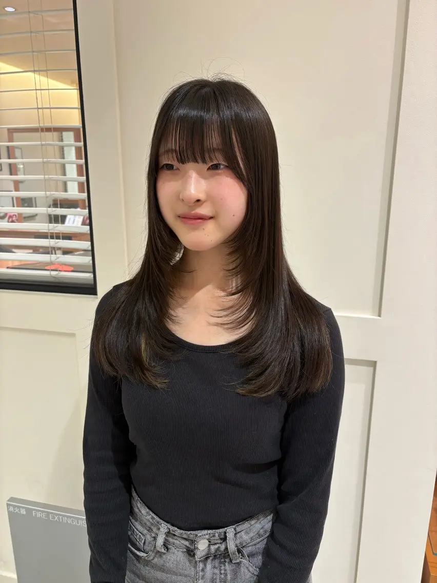 ロング 門田 楓香のヘアスタイル