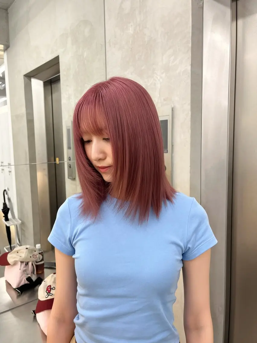 カラー ヘアカラー ベージュカラー🤎 ayukaのヘアスタイル