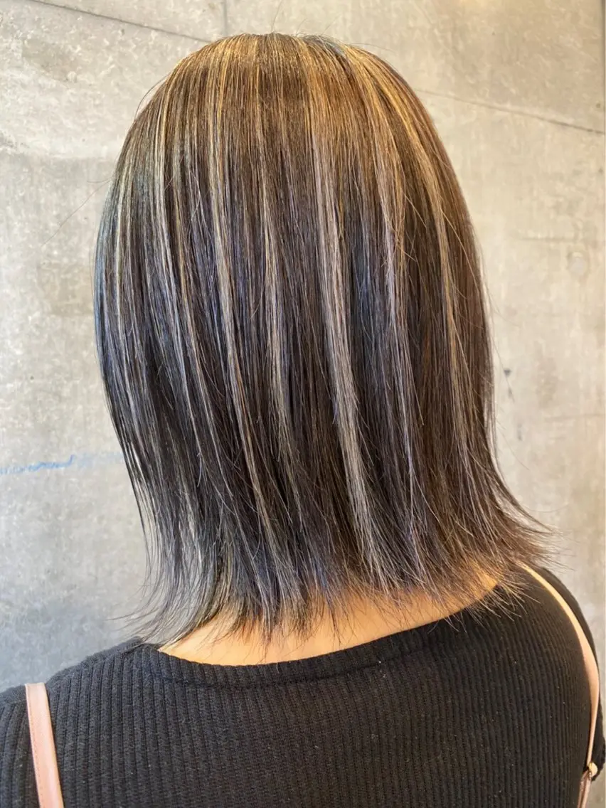 💇🏻‍♀️カット+白髪ぼかしハイライト+カラー💇🏻‍♀️の写真