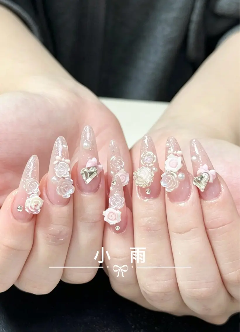 ネイル ハンドネイル 小 雨のネイルデザイン