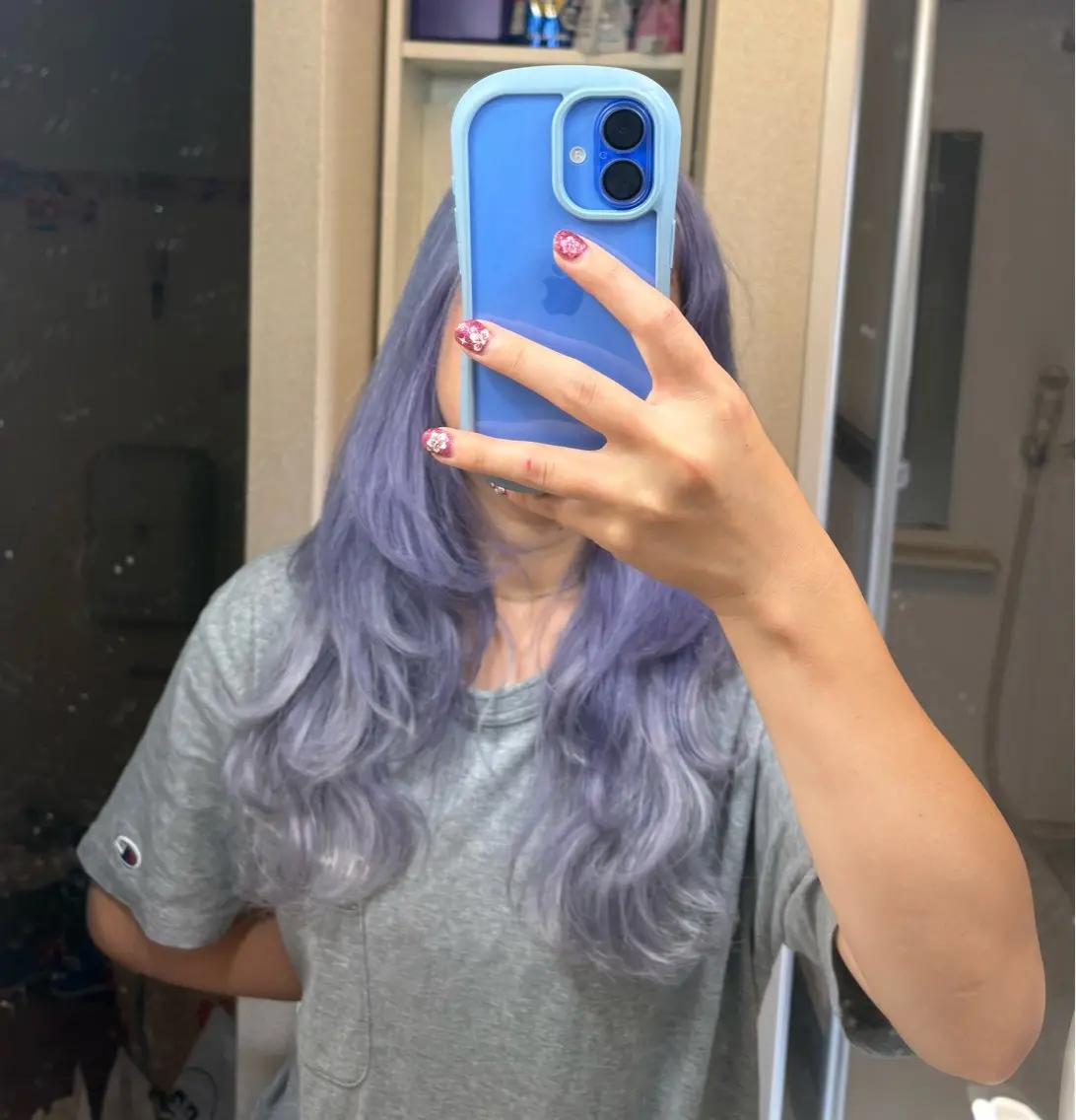 ロング 園田 彩音のヘアスタイル