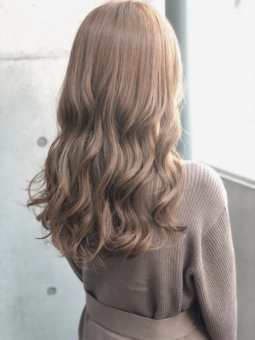 【 ブリーチ無し 】カット+ダブルカラー+前処理ケアトリートメント付きの写真