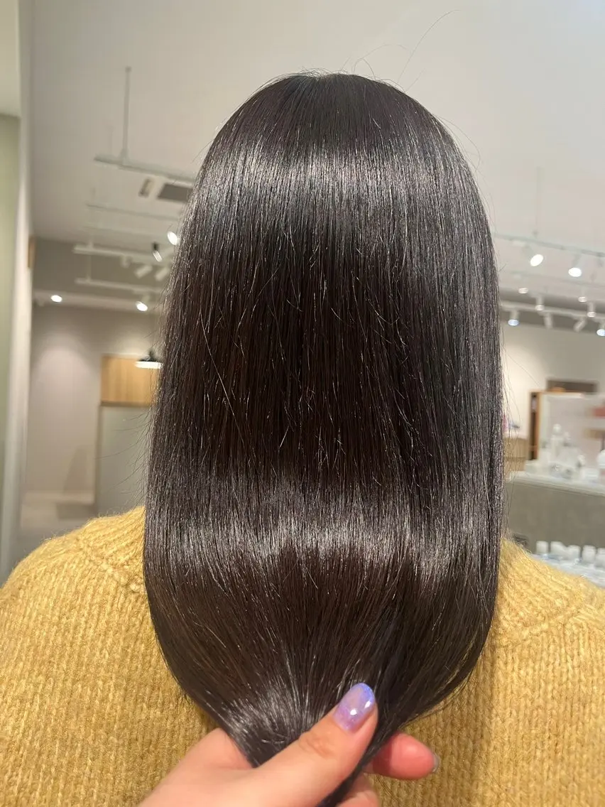 ロング カラー 森 理音のヘアスタイル