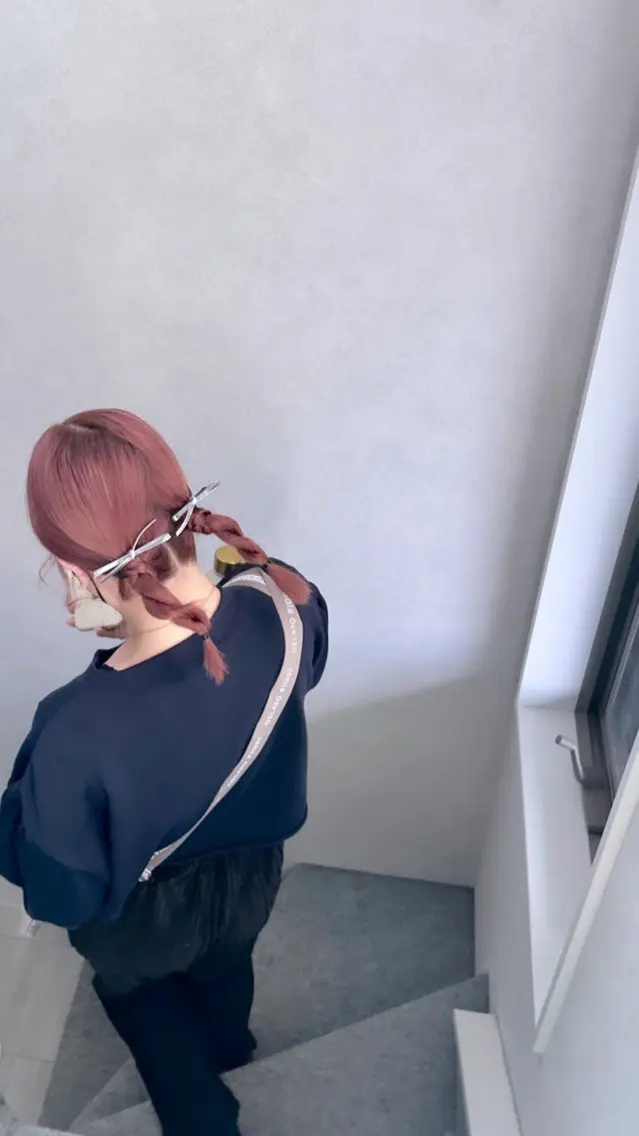 セミロング カラー ヘアアレンジ カット ヘアカラー トリートメント Designer EGGのマツエク・マツパデザイン