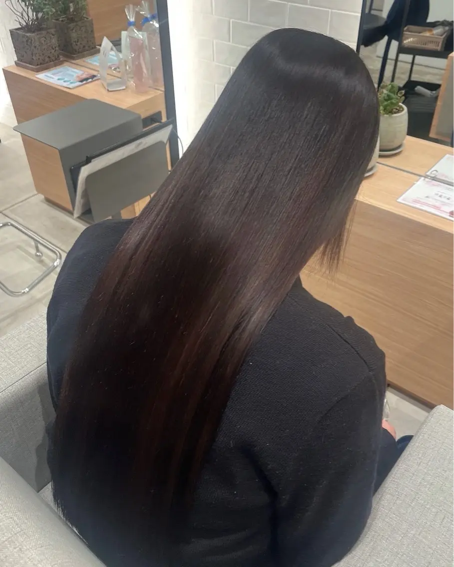ロング パーマ 縮毛矯正 トリートメント stair:case 💖大類舞衣子💖のヘアスタイル
