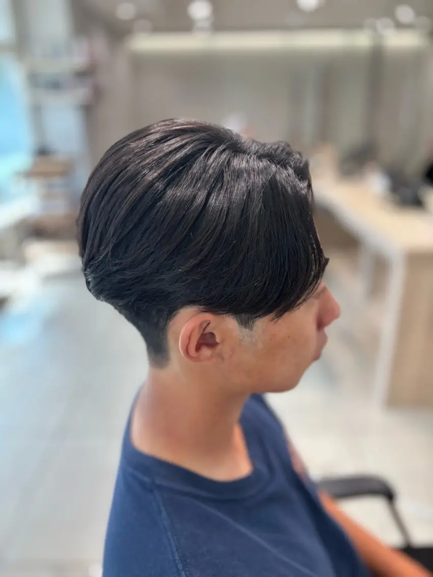 ミディアム パーマ メンズ カット 縮毛矯正 💠メンズ縮毛矯正 /パーマ💠林慶太のヘアスタイル