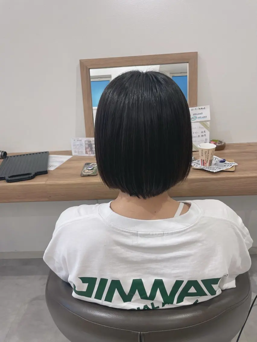 ミディアム パーマ やまこし 美裕樹のヘアスタイル