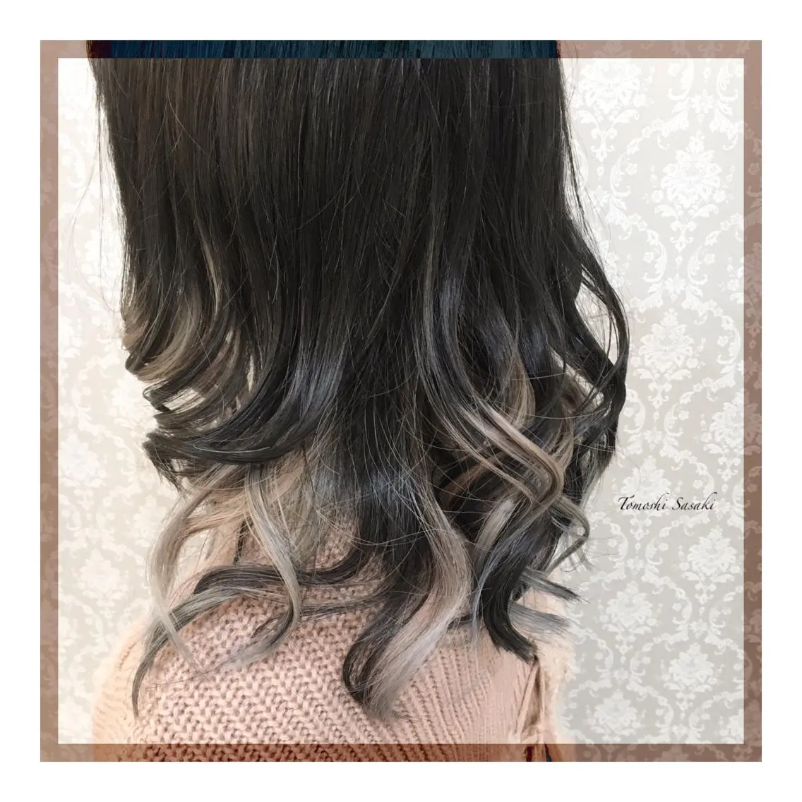 カラー グラデーションカラー ササキ トモシのヘアスタイル