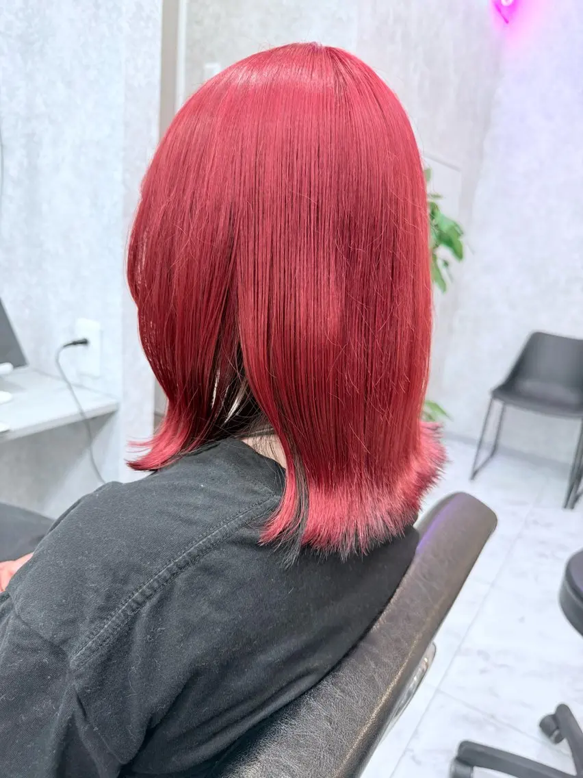 ショート カラー 🌺ハイトーン🌺 矢葺 なぎさ🌺🌺のヘアスタイル