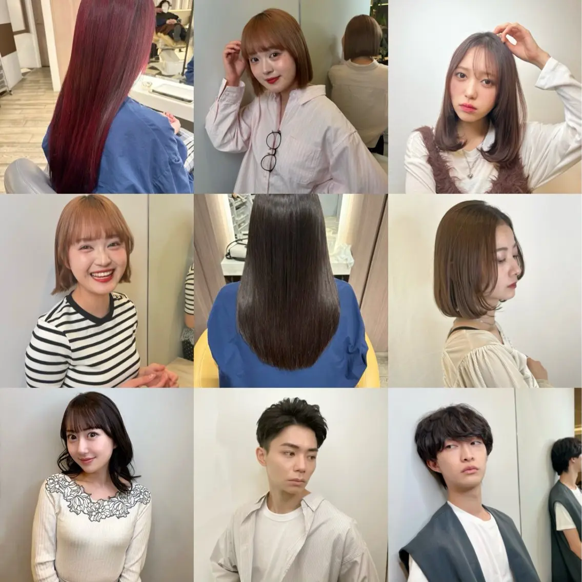 SNS撮影モデル！メンズ限定！顔出し撮影可能なお客様限定⭐️カット＋カラーの写真
