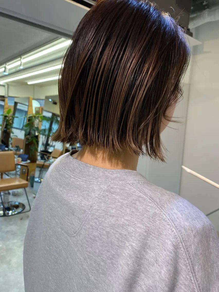 ミディアム カラー ヘアカラー iroha/ n.w.h🎀のヘアスタイル