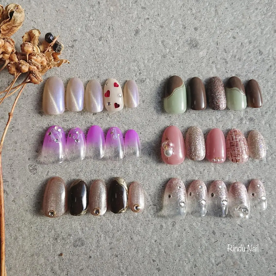ネイル ハンドネイル Rindu Nail 名駅miniのネイルデザイン