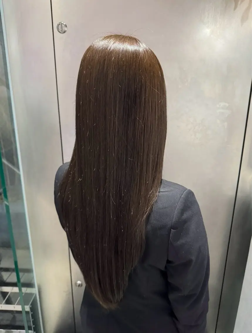 ロング ヘアカラー トリートメント カラーモデル募集中 🪞|天神|yuraのヘアスタイル