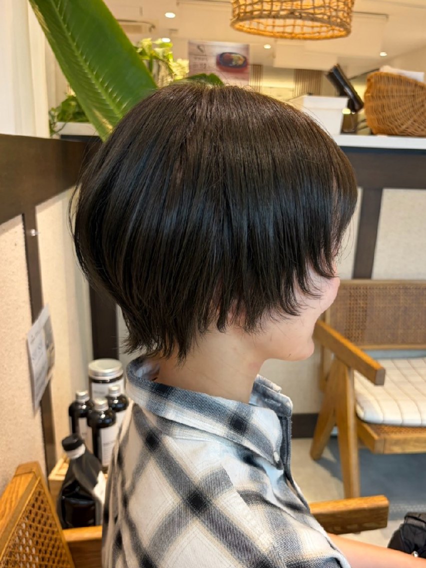 ショート ショートヘア 小顔カット カット 谷津 瞳のヘアスタイル