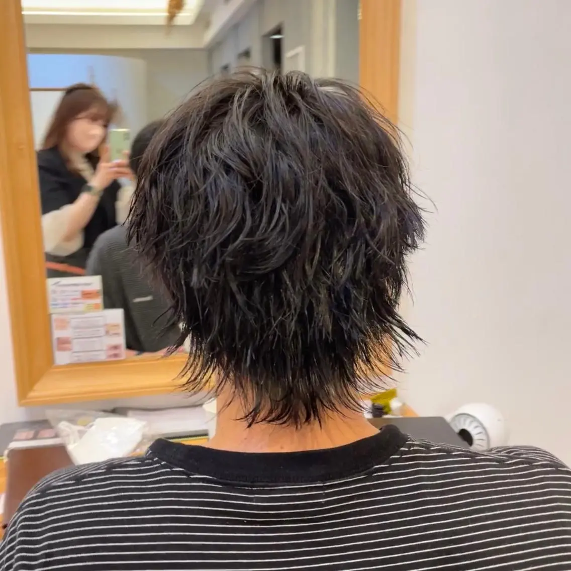 メンズ メンズパーマ メンズツイストパーマ メンズウルフカット ウルフカット ツイストパーマ siie ヤギのヘアスタイル
