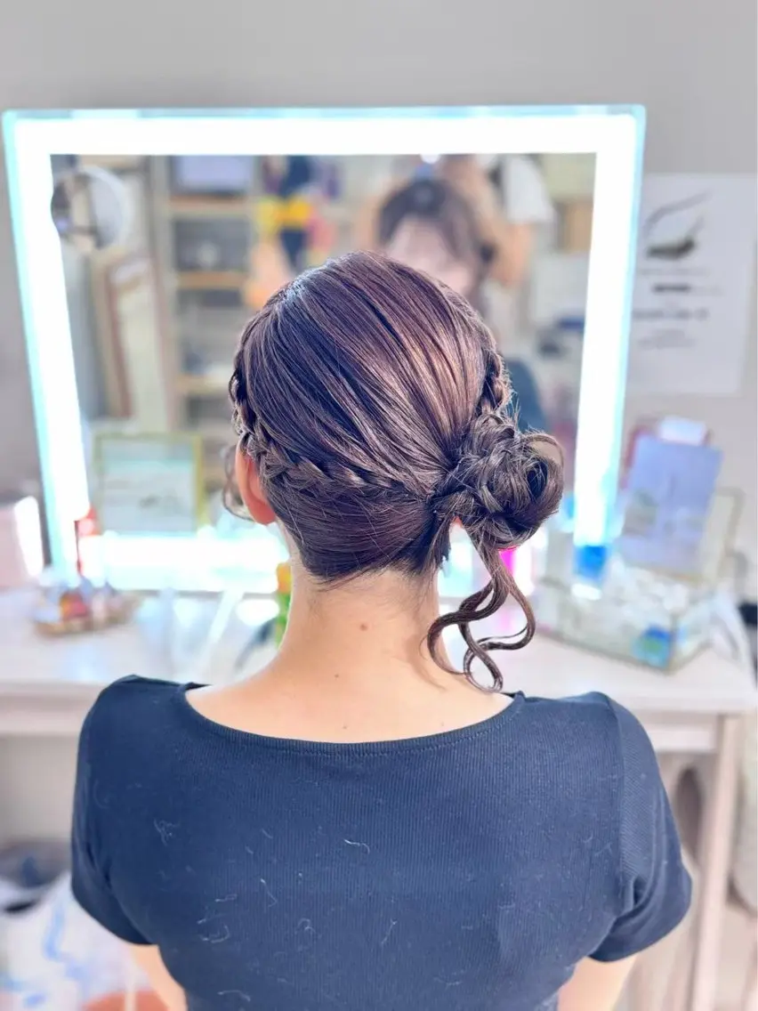 ヘアアレンジ ヘアセット Eyedor まつパ／眉毛専門店のマツエク・マツパデザイン