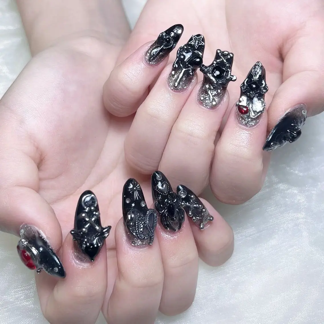 メンズ ネイル 持ち込み ハンドネイル Nail salon 木にいるのネイルデザイン