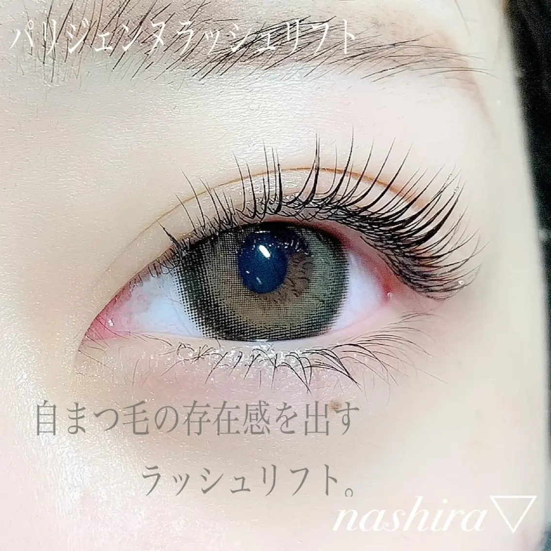 マツエク・マツパ パリジェンヌラッシュリフト nashira恵比寿 まつ毛&眉毛サロンのマツエク・マツパデザイン