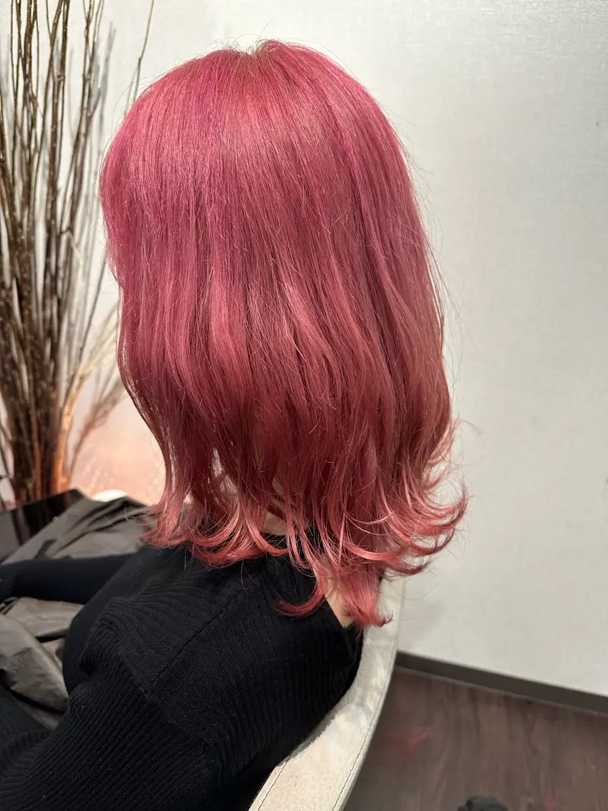 セミロング カラー カット ヘアカラー トリートメント ヘッドスパ 🌹ULTOWA🌹 髪質改善/縮毛/店長のヘアスタイル