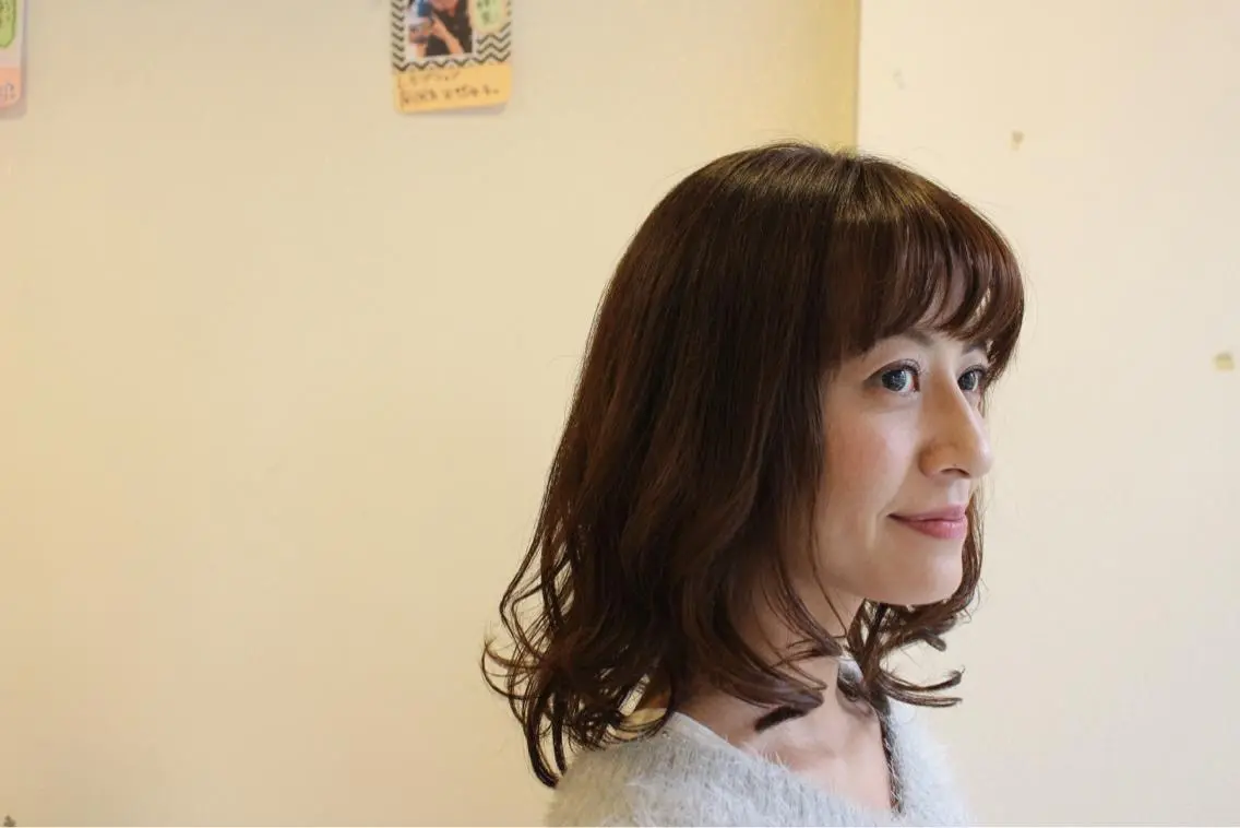 ミディアム カラー mai /Lita中央橋のヘアスタイル