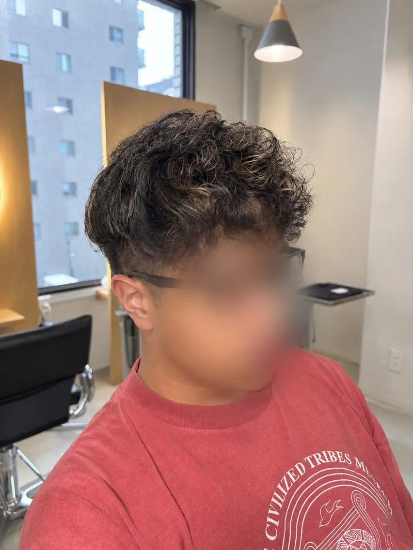 メンズ メンズハイライト カット ヘアカラー elk. SALA🫟🫧のヘアスタイル