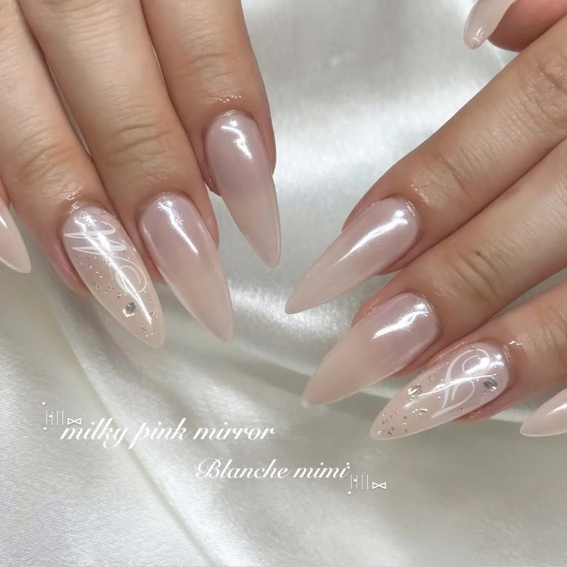 ネイル ハンドネイル Blanche mimi.u_aのネイルデザイン